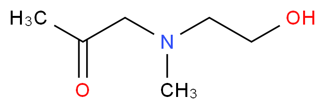 1-[(2-hydroxyethyl)(methyl)amino]acetone_分子结构_CAS_256353-78-3)