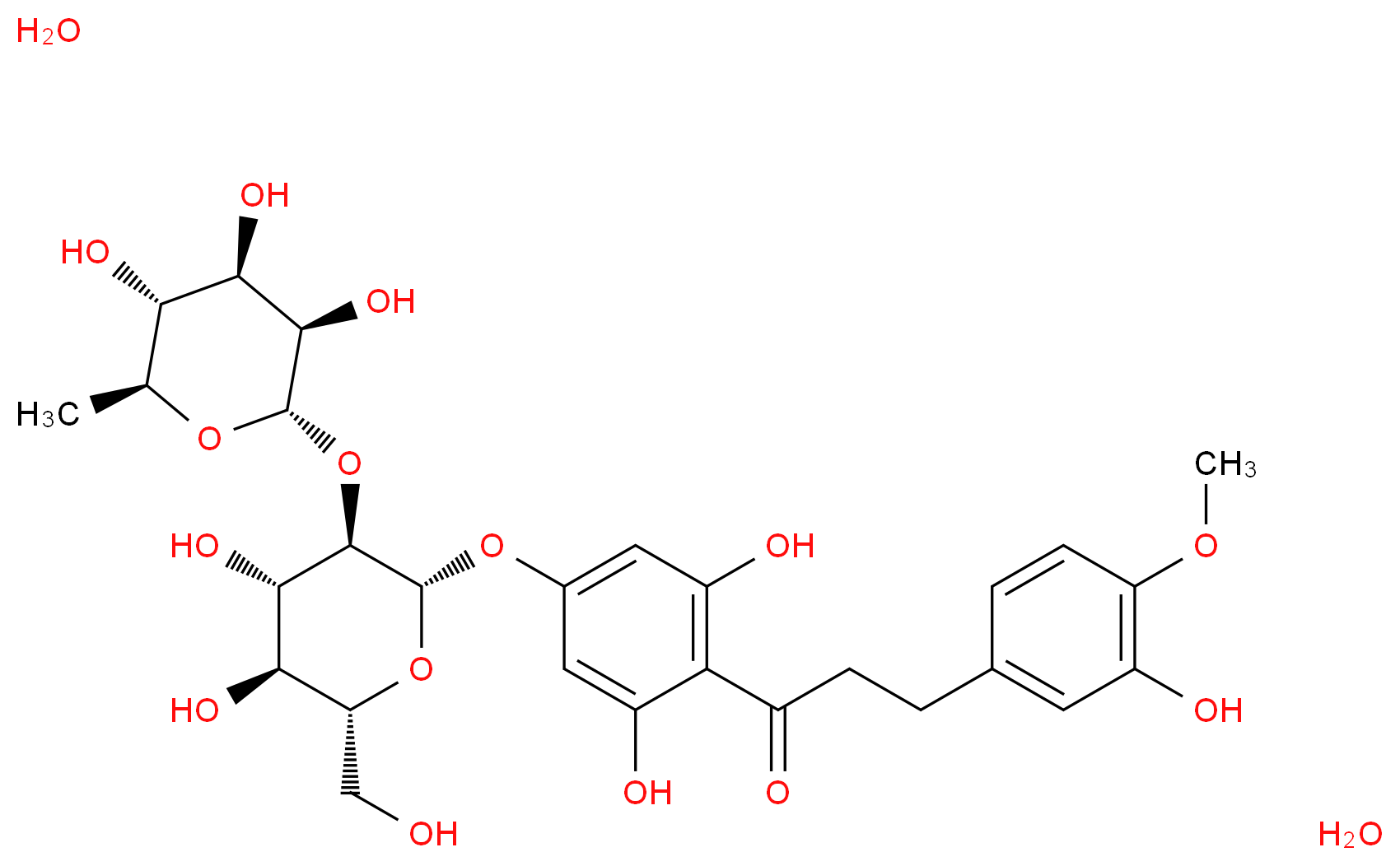 Neohesperidin dihydrochalcone_分子结构_CAS_20702-77-6)