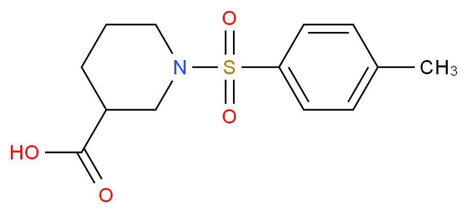 1-(Toluene-4-sulfonyl)-piperidine-3-carboxylic acid_分子结构_CAS_5134-62-3)