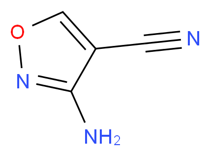 3-aminoisoxazole-4-carbonitrile_分子结构_CAS_258518-65-9)