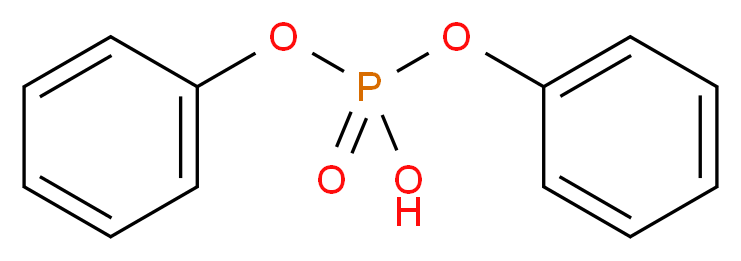 diphenoxyphosphinic acid_分子结构_CAS_838-85-7