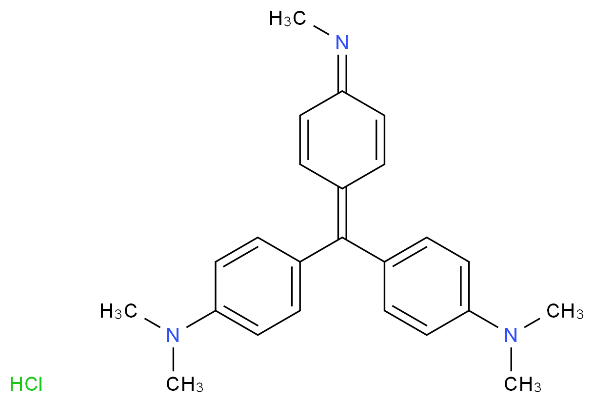 METHYL VIOLET 2B_分子结构_CAS_8004-87-3)