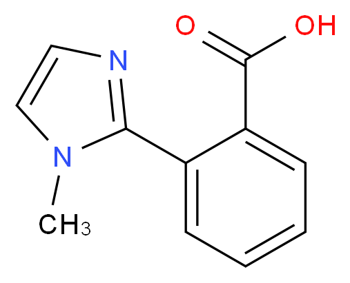 2-(1-Methyl-1H-imidazol-2-yl)benzoic acid_分子结构_CAS_915922-05-3)