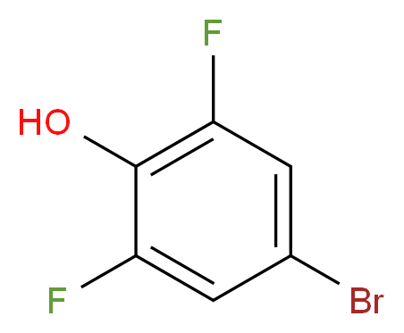 4-Bromo-2,6-difluorophenol 98%_分子结构_CAS_104197-13-9)