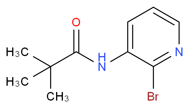 N-(2-Bromopyridin-3-yl)pivalamide_分子结构_CAS_835882-02-5)
