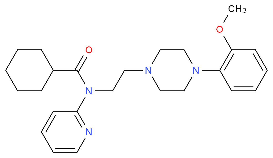 WAY-100635_分子结构_CAS_162760-96-5)