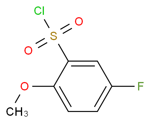 5-Fluoro-2-methoxybenzenesulfonyl chloride_分子结构_CAS_67475-56-3)