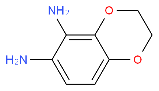 1,2-Diamino-3,4-ethylenedioxybenzene_分子结构_CAS_320386-55-8)