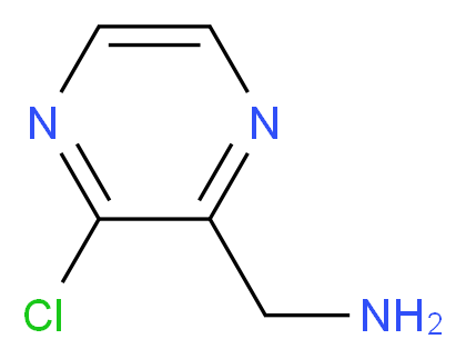 (3-Chloropyrazin-2-yl)methanamine_分子结构_CAS_771581-15-8)