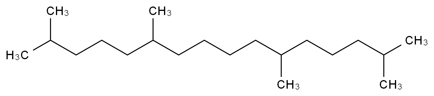 2,6,11,15-tetramethylhexadecane_分子结构_CAS_504-44-9