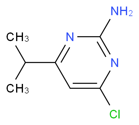 2-Amino-4-chloro-6-isopropylpyrimidine_分子结构_CAS_73576-33-7)