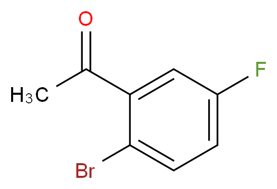 1-(2-bromo-5-fluorophenyl)ethan-1-one_分子结构_CAS_1006-33-3