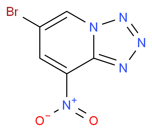 6-Bromo-8-nitrotetrazolo[1,5-a]pyridine_分子结构_CAS_)