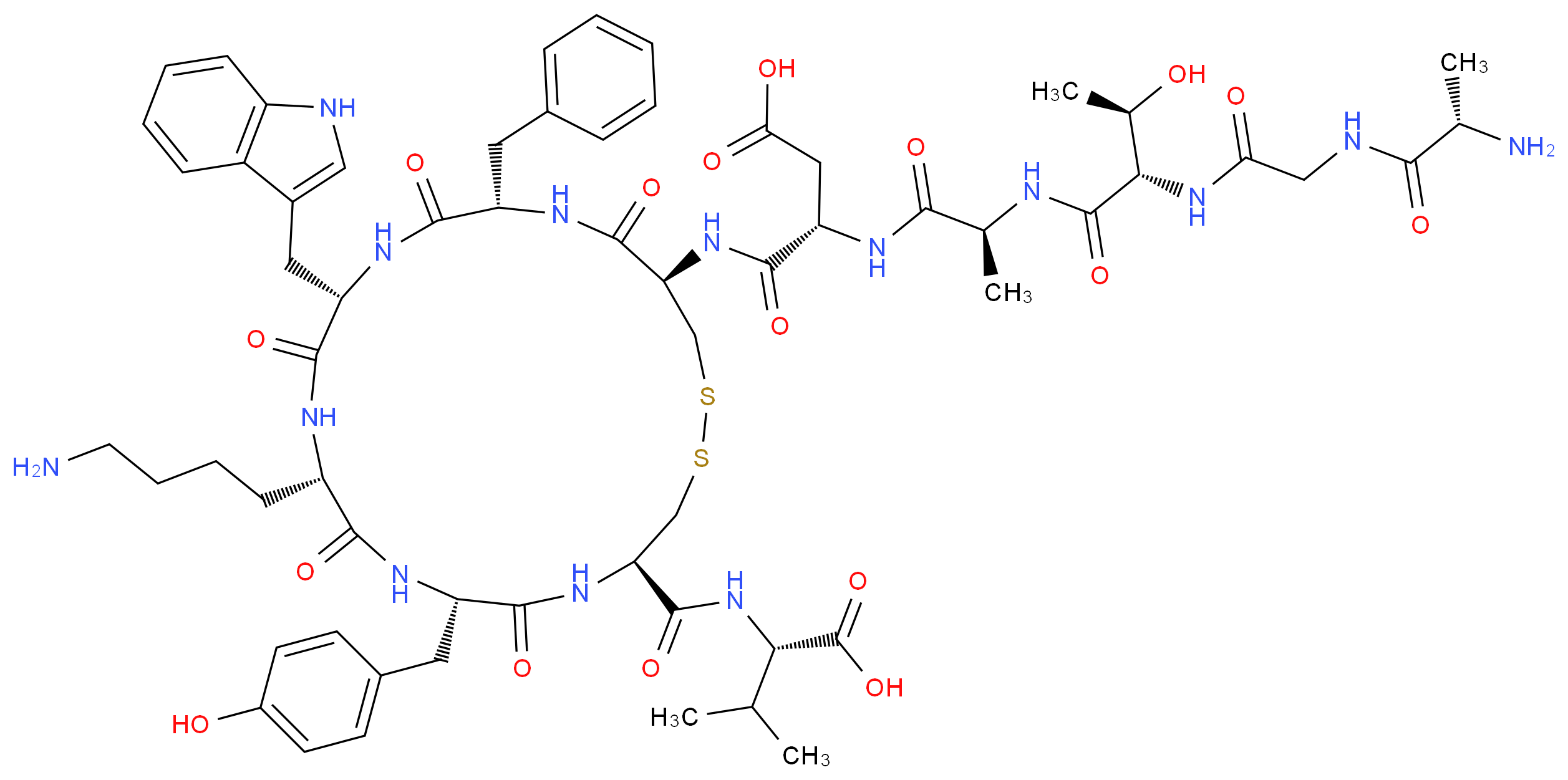 Urotensin II mouse_分子结构_CAS_)