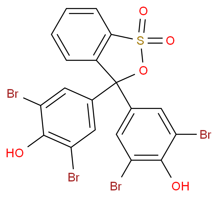 TETRABROMOPHENOL BLUE_分子结构_CAS_115-39-9)