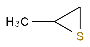 2-methylthiirane_分子结构_CAS_1072-43-1