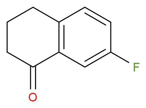 7-Fluoro-3,4-dihydronaphthalen-1(2H)-one_分子结构_CAS_2840-44-0)