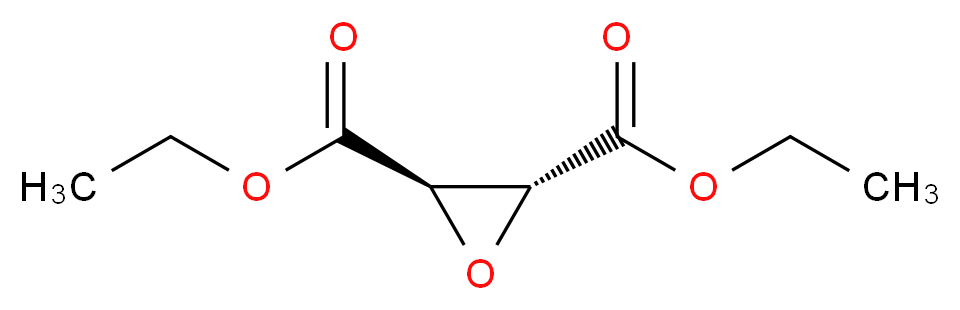 2,3-diethyl (2R,3R)-oxirane-2,3-dicarboxylate_分子结构_CAS_74243-85-9