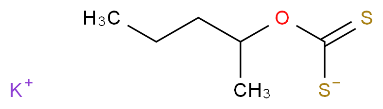 POTASSIUM SEC-AMYLXANTHATE_分子结构_CAS_71316-26-2)