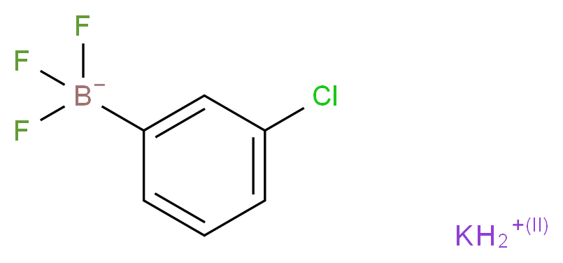 Potassium (3-chlorophenyl)trifluoroborate_分子结构_CAS_411206-75-2)