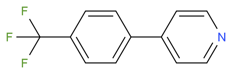 4-(4-(Trifluoromethyl)phenyl)pyridine_分子结构_CAS_220000-88-4)