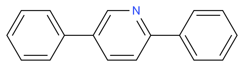 2,5-diphenylpyridine_分子结构_CAS_15827-72-2