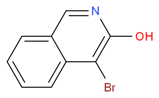 4-Bromo-isoquinolin-3-ol_分子结构_CAS_36963-50-5)