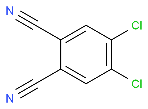 4,5-dichlorobenzene-1,2-dicarbonitrile_分子结构_CAS_139152-08-2