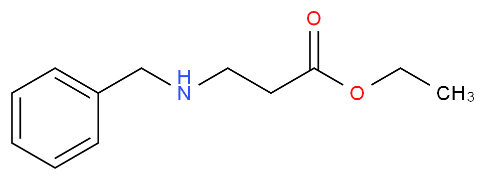 ethyl 3-(benzylamino)propanoate_分子结构_CAS_23583-21-3