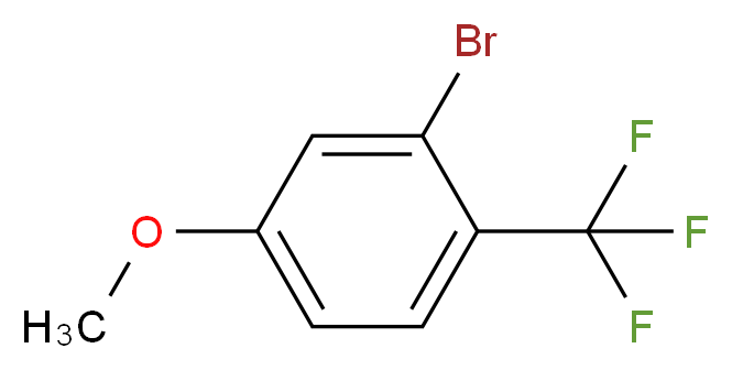 2-Bromo-4-methoxy-1-(trifluoromethyl)benzene_分子结构_CAS_944901-07-9)