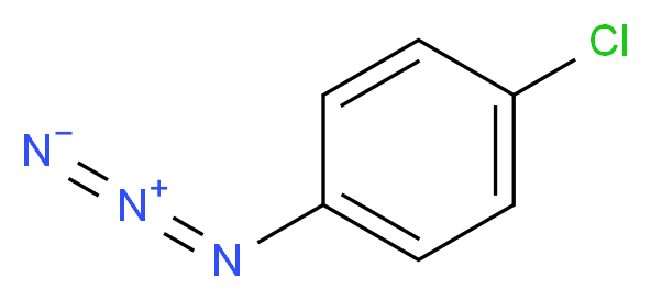 1-叠氮-4-氯苯 溶液_分子结构_CAS_3296-05-7)