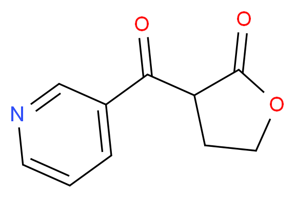 3-(pyridine-3-carbonyl)oxolan-2-one_分子结构_CAS_59578-61-9