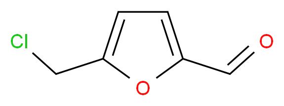 5-(chloromethyl)furan-2-carbaldehyde_分子结构_CAS_)