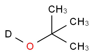 氘代叔丁醇_分子结构_CAS_3972-25-6)