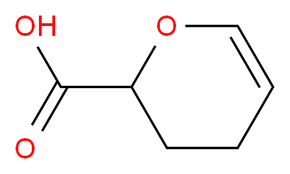 3,4-Dihydro-2H-pyran-2-carboxylic acid_分子结构_CAS_34201-01-9)