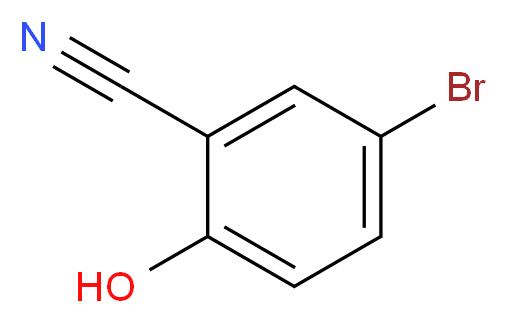 5-bromo-2-hydroxybenzonitrile_分子结构_CAS_40530-18-5