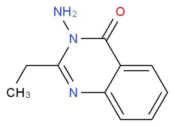 3-amino-2-ethyl-3,4-dihydroquinazolin-4-one_分子结构_CAS_)