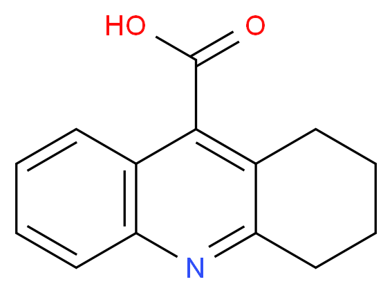 1,2,3,4-tetrahydroacridine-9-carboxylic acid_分子结构_CAS_38186-54-8)