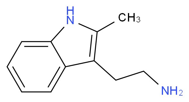 2-(2-methyl-1H-indol-3-yl)ethan-1-amine_分子结构_CAS_)