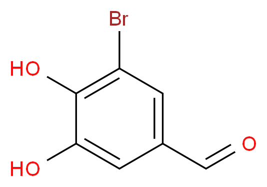 3-Bromo-4,5-dihydroxybenzaldehyde_分子结构_CAS_)