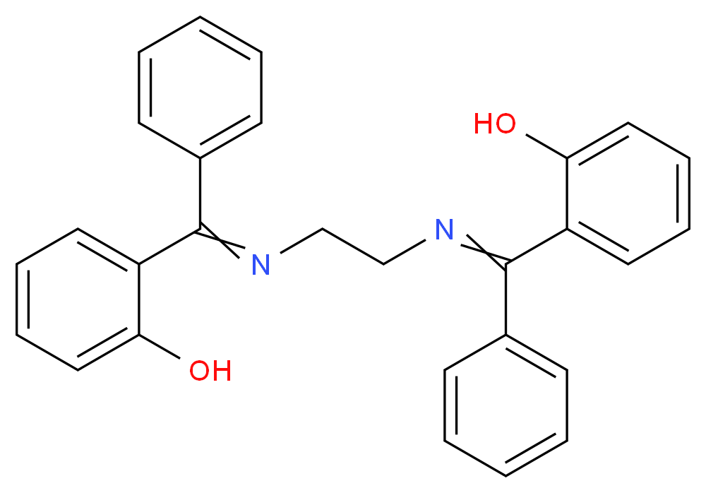 2-{[(2-{[(2-hydroxyphenyl)(phenyl)methylidene]amino}ethyl)imino](phenyl)methyl}phenol_分子结构_CAS_58520-18-6
