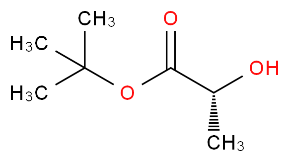 tert-butyl (2R)-2-hydroxypropanoate_分子结构_CAS_68166-83-6