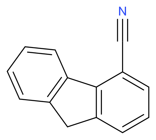 9H-fluorene-4-carbonitrile_分子结构_CAS_141606-44-2