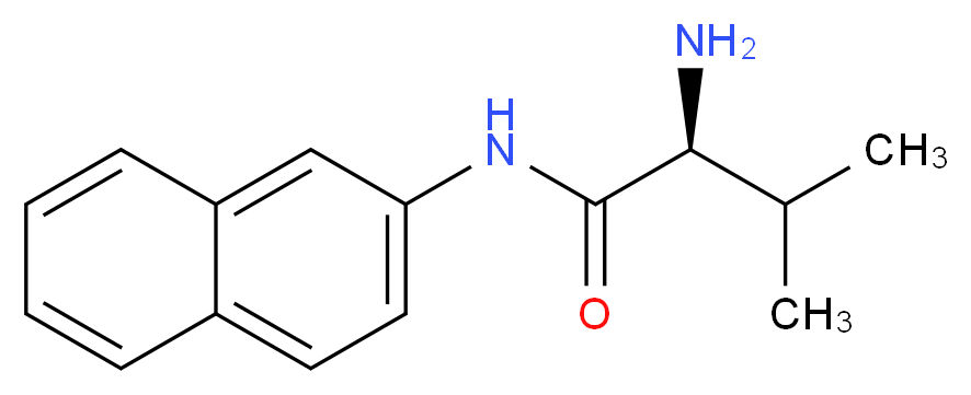 L-Valine β-naphthylamide_分子结构_CAS_729-24-8)