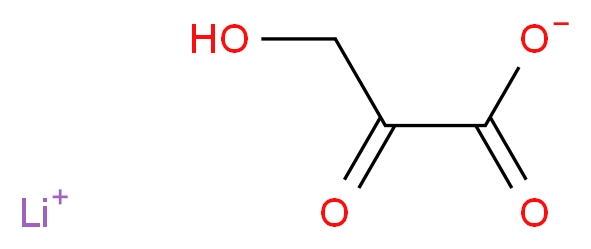 lithium(1+) ion 3-hydroxy-2-oxopropanoate_分子结构_CAS_3369-79-7