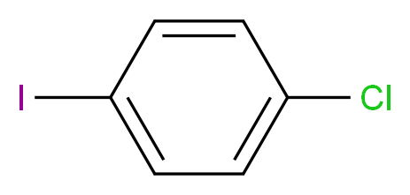 1-chloro-4-iodobenzene_分子结构_CAS_637-87-6