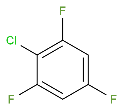 1-氯-2,4,6-三氟苯_分子结构_CAS_2106-40-3)