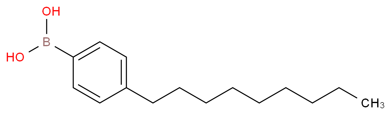 4-(Non-1-yl)benzeneboronic acid_分子结构_CAS_256383-45-6)