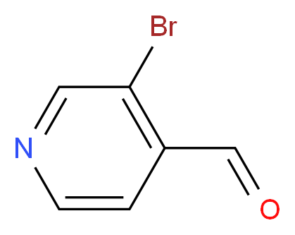 3-bromopyridine-4-carbaldehyde_分子结构_CAS_70201-43-3)