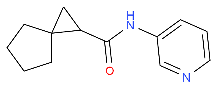 N-3-pyridinylspiro[2.4]heptane-1-carboxamide_分子结构_CAS_)